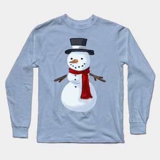 Christmas Snowman Long Sleeve T-Shirt